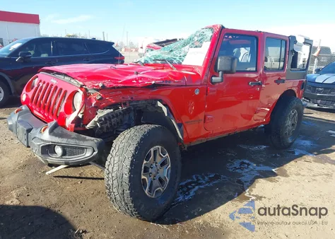 2015 Jeep Wrangler Unlimited Rubicon z USA, uszkodzony, nr VIN 1C4BJWFG8FL612015